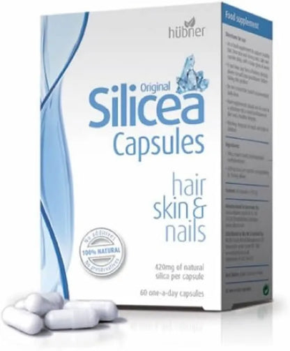 Hubner SILICEA Hair Skin and Nails 60 Capsules for Beauty Support