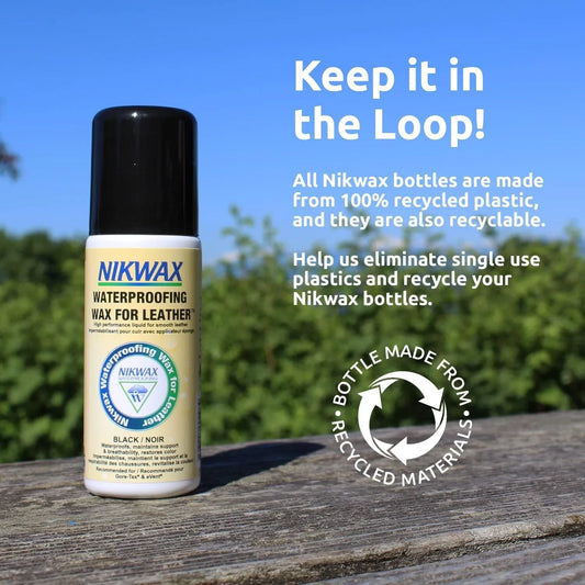 Nikwax Leather Waterproofing Liquid Maintain Leather's Water Resistance