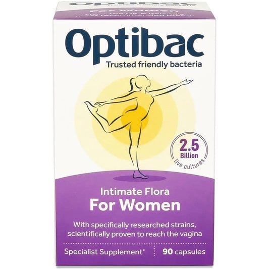 OptiBac Probiotics For Women 90 Capsules for Female Gut Health