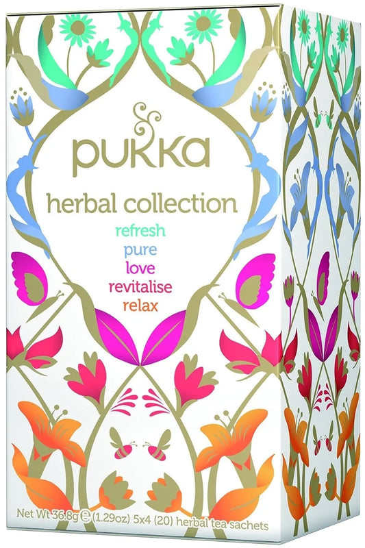 Pukka Herbal Tea Collection Lemon Ginger & Manuka Honey 20 Sachets