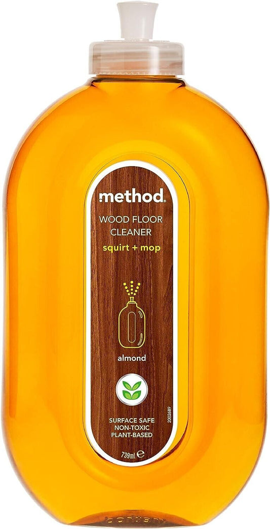 Method Almond Wooden Floor Cleaner 739ml of Natural Clean