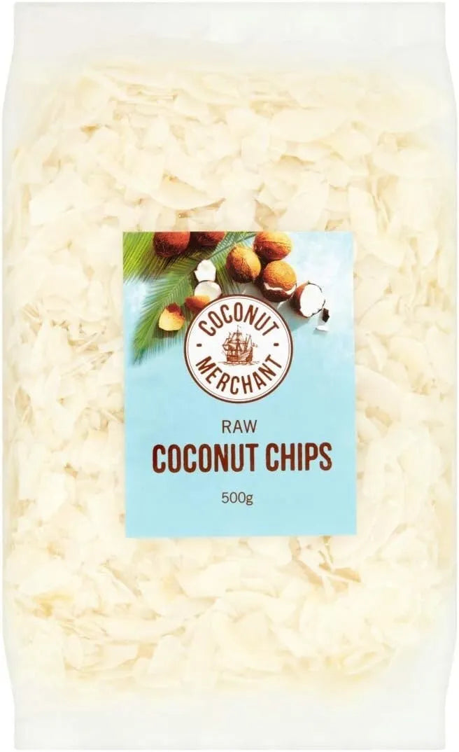 Coconut Merchant Raw Coconut Chips for Natural Snacking