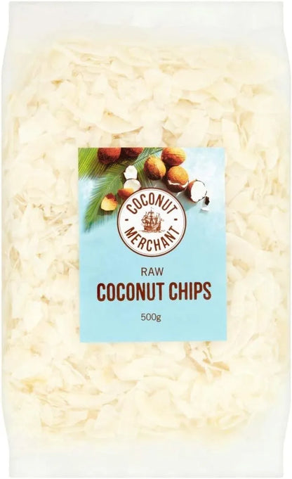 Coconut Merchant Raw Coconut Chips for Natural Snacking