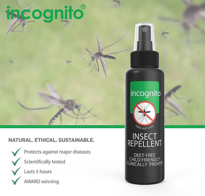 Incognito Insect Repel Spray 100ml for Natural Protection